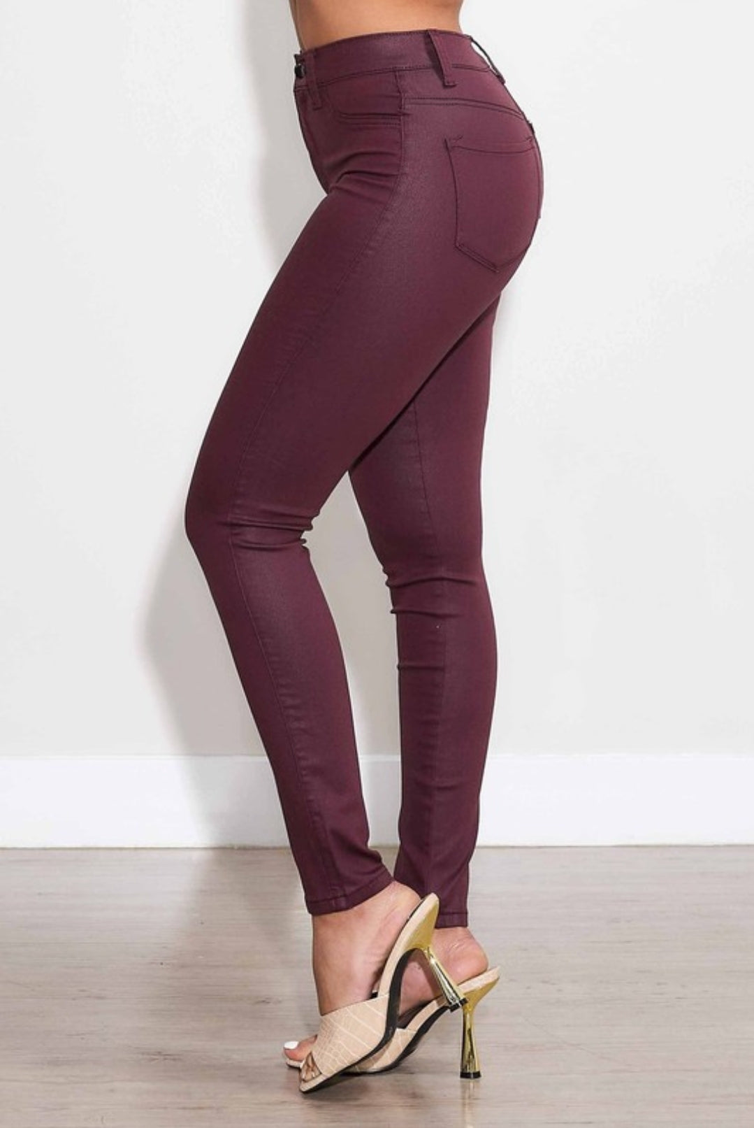 War-cry Burgundy Skinny Jeans