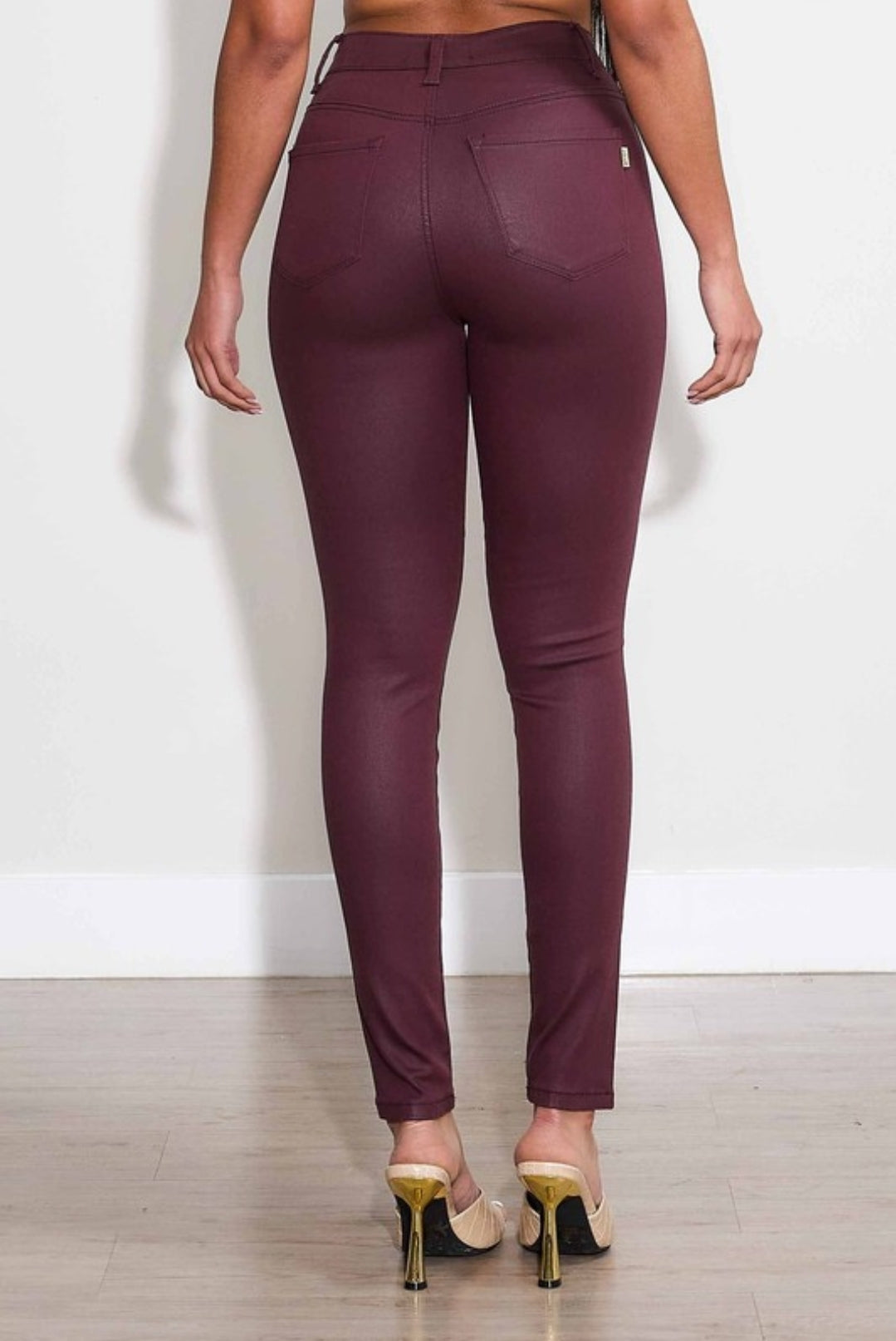 War-cry Burgundy Skinny Jeans