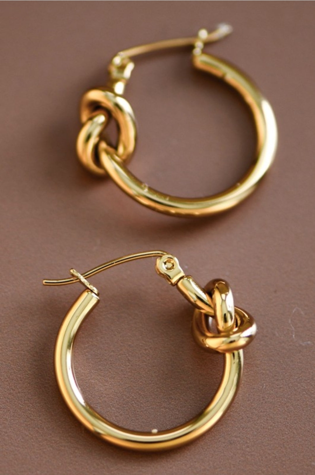 18k Waterproof Non-tarnish Stainless Steel Hoops