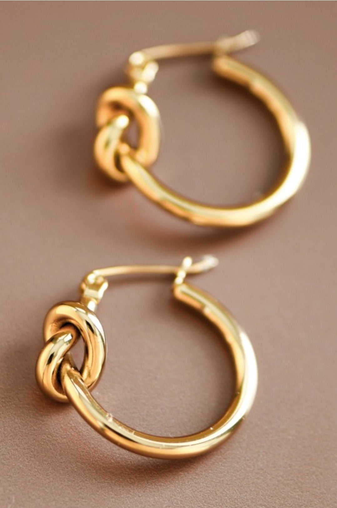 18k Waterproof Non-tarnish Stainless Steel Hoops